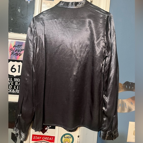 AGNÉS B GREY BLOUSE VINTAGE EARLY 2000s - Picture 3 of 3